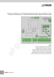 Vimar ELVOX RS10 Manuel Pour Le Raccordement Et L'emploi