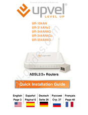 Upvel UR-104AN Guide D'installation Rapide