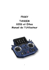 FrSky TANDEM X20S Manuel De L'utilisateur