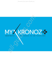 MyKronoz ZeWatch 4 Mode D'emploi