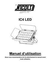 Nicols IC4 LED Manuel D'utilisation