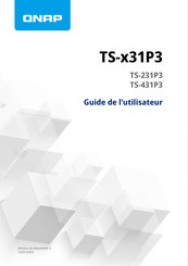 QNAP TS-431P3-4G Guide De L'utilisateur