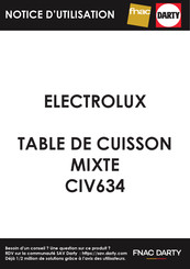 Electrolux CIV63443 Notice D'utilisation