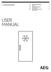 AEG AGE62526NW Notice D'utilisation