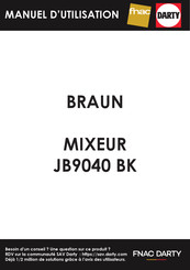 Braun PowerBlend 9 Mode D'emploi