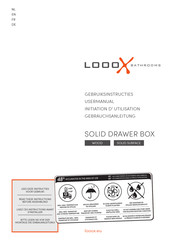 LOOOX SOLID DRAWER BOX SOLID SURFACE Manuel D'utilisation