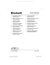 EINHELL TC-AC 190 OF Set Instructions D'origine