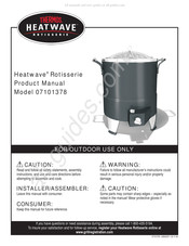 Thermos Heatwave Rotisserie 07101378 Manuel Du Produit