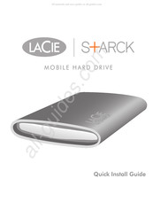 LaCie Starck Guide D'installation Rapide