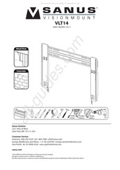 Sanus VisionMount VLT14 Manuel D'installation