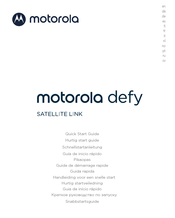 Motorola defy SATELLITE LINK Guide De Démarrage Rapide