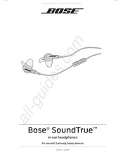 Bose SoundTrue Guide Du Propriétaire