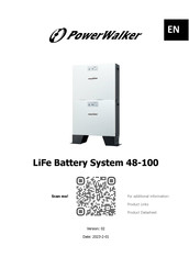 PowerWalker LiFe Battery System 48-100 Mode D'emploi