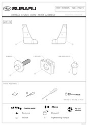 Subaru J101SFN200 Notice