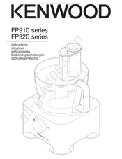 Kenwood FP920 Serie Manuel D'instructions