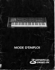 Sequential circuits PROPHET 600 Mode D'emploi