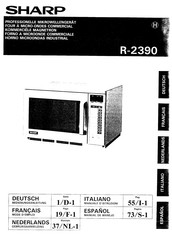 Sharp R-2390 Mode D'emploi