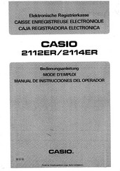 Casio 2114ER Mode D'emploi