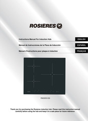 ROSIERES RI633DC/G3 Manuel D'instructions