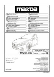 Mazda GHP9-V3-920 Instructions De Montage