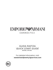 Emporio Armani DW10E1 Guide De Démarrage Rapide