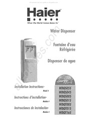 Haier WDQT165 Instructions D'installation