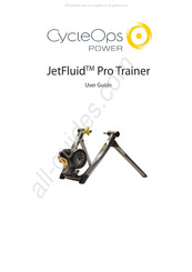 CycleOps JetFluid Pro Trainer Mode D'emploi