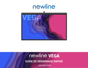 NewLine Vega 65 Guide De Démarrage Rapide