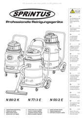 Sprintus N 55/2 E Mode D'emploi