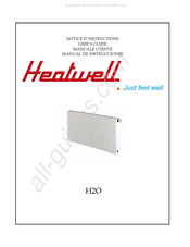 heatwell DK H2O 21 - 1200 Vertical Notice D'instructions