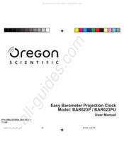 Oregon Scientific BAR623P Mode D'emploi