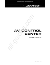 JOYTECH AV CONTROL CENTER Mode D'emploi