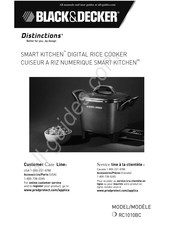 Black & Decker Distinctions Smart Kitchen RC1010BC Mode D'emploi
