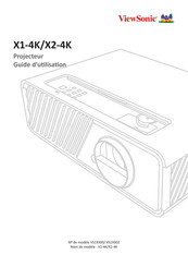 ViewSonic X2-4K Guide D'utilisation