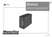 Motorline professional MD150 Notice Installateur