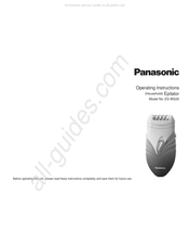 Panasonic ES-WS20 Mode D'emploi