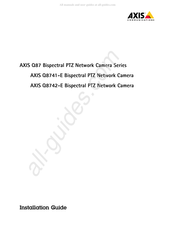 Axis Q87 Serie Guide D'installation