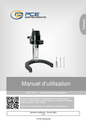 PCE Instruments PCE-RVI 1 Manuel D'utilisation