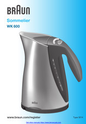 Braun Sommelier WK 600 Mode D'emploi