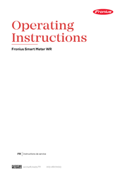 Fronius Smart Meter WR Instructions De Service