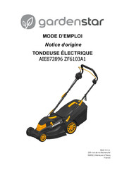 gardenstar ZF6103A1 Mode D'emploi