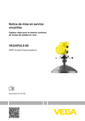 Vega VEGAPULS 68 Notice De Mise En Service Simplifiée