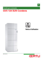 OERTLI GVX 124 SUN Condens Notice D'utilisation