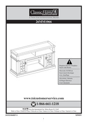 Twin-Star International ClassicFlame 26MM1066 Mode D'emploi