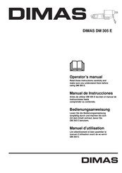 Dimas DM 305 E Manuel D'utilisation