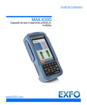 EXFO MAX-630G Guide De L'utilisateur