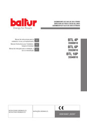 baltur 35540010 Manuel D'instructions Pour L'installation, L'emploi Et L'entretien