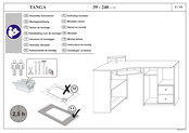 SZYNAKAMEBLE TANGA 39-240 Serie Notice De Montage