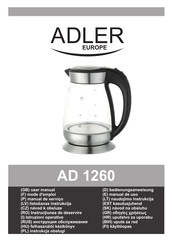 Adler europe AD 1260 Mode D'emploi