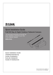 D-Link DCS-7413 Guide D'installation